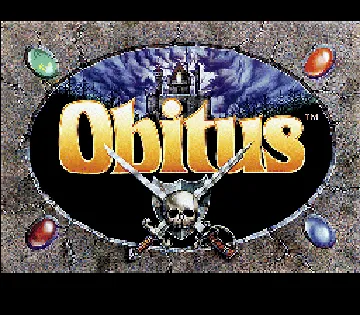 Obitus (USA) screen shot title